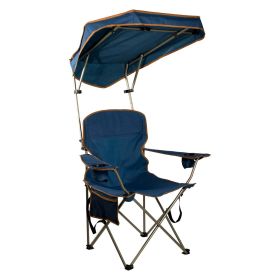 Chair Max Shade Adjustable Folding Camp Chair - Blue