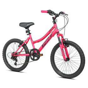 Crossfire 6-Speed Girl's Mountain Bike, Pink/Black