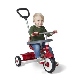 3-in-1 Stroll 'N Trike, Tricycle Grows with Child, Red