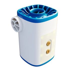 Outdoor camping supplies inflatable pump portable mini electric pump high-power portable inflatable pump (select: Inflatable Pumps-blue)