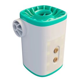 Outdoor camping supplies inflatable pump portable mini electric pump high-power portable inflatable pump (select: Inflatable Pumps-green)