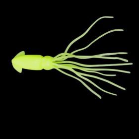 10pcs Simulation Small Squid Freshwater Lure Soft Bait; Various Colors Available (Color: Yellow)