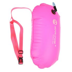 Inflatable Swim Buoy; Swim Float Bag/Airbag/tow Float/buoyancy For Open Water Swimming (Color: Red)