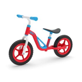 10 inch Balance Bike lightweight, Adjustable Seat and Handlebar, Silver (Color: Red)